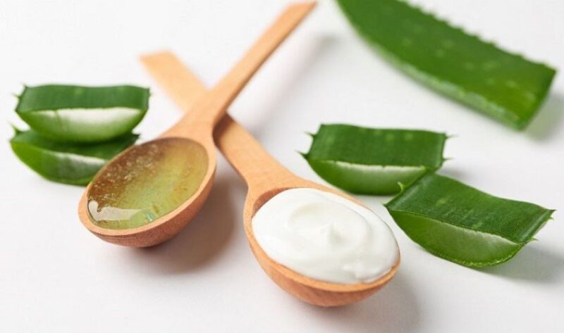 Trị mụn bằng nha đam và sữa chua không đường