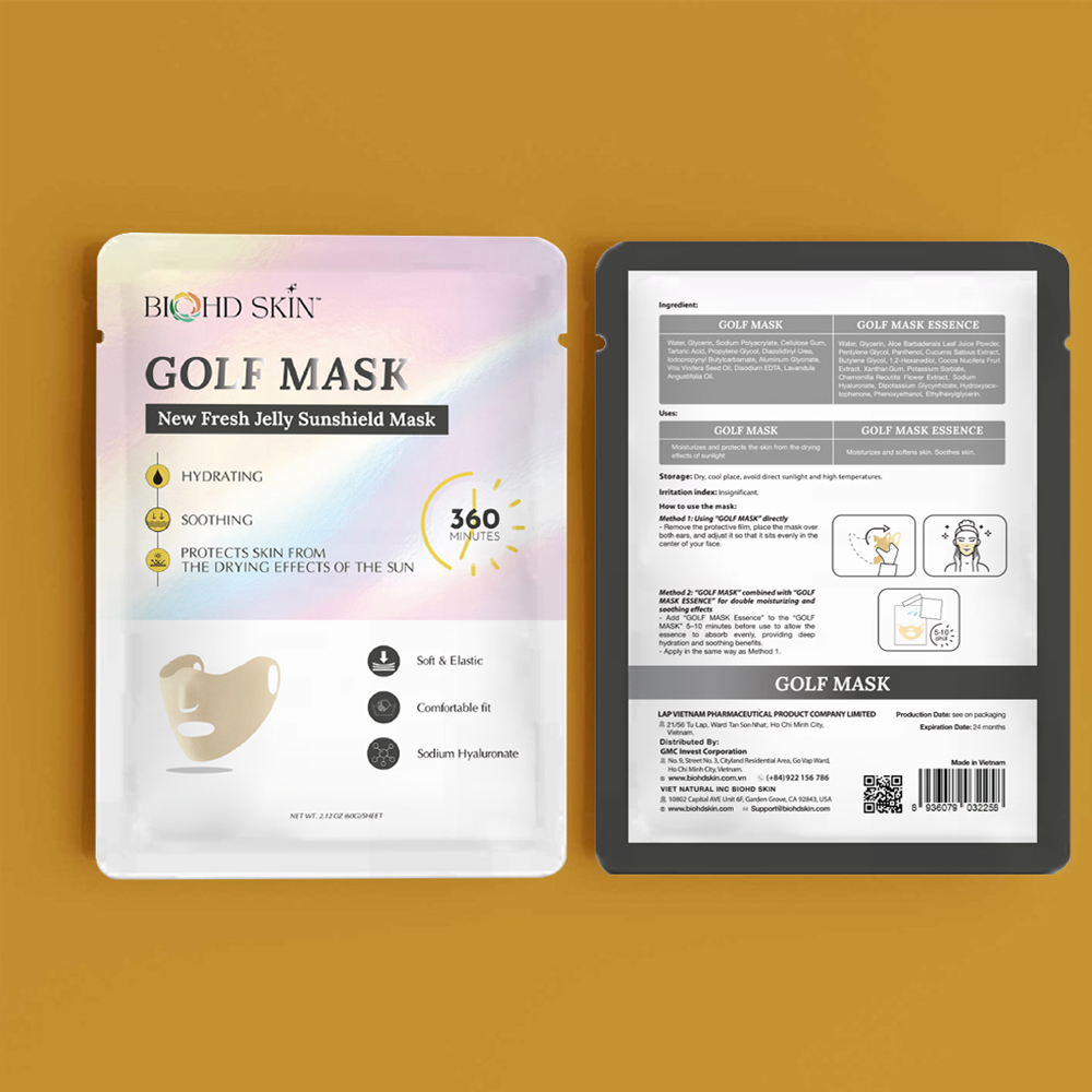Mặt Nạ Cocomask - Golf Mask (Hộp miếng) - Ảnh 7