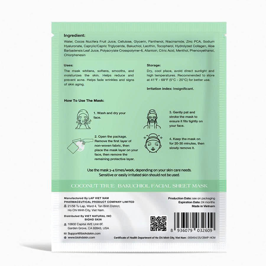 Mặt Nạ Cocomask - Cocomask Phiên bản Premium (Hộp 3 miếng) - Ảnh 3