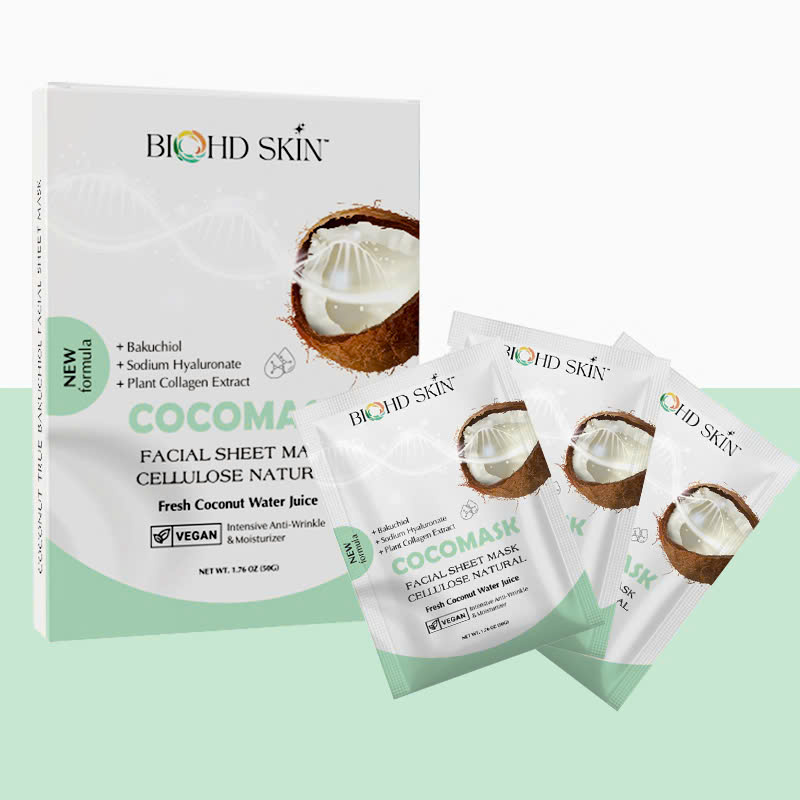 Mặt Nạ Dừa Cao Cấp - Cocomask (Hộp 3 miếng)